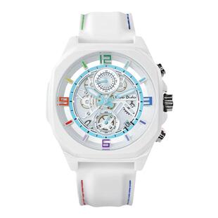 fidodido七喜小子手表男女霓虹夜光防水多功能个性INS风石英腕表