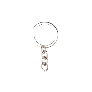 30mm钥匙圈钥匙扣链条五角星金属铁圈开口圈学生手工拼豆DIY配件