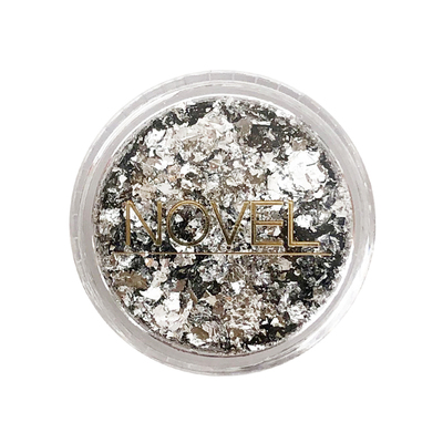 金箔纸碎片银色美甲饰品现货日本