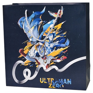 奥特曼礼袋精美礼品袋生日礼袋送男孩宝贝纸质礼袋装玩具零食大号