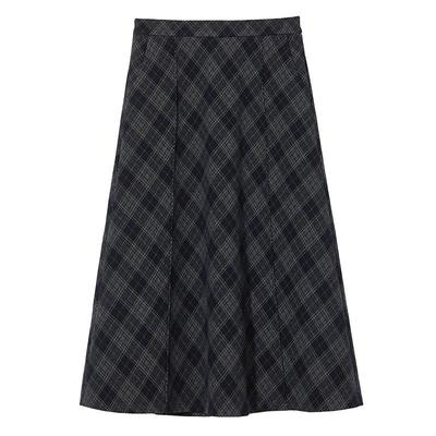 热风2025年冬季新款女士格子半裙