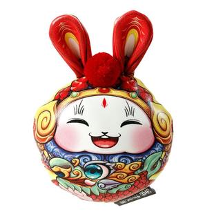 吉兔坊皮艺玩偶兔儿爷香包陪伴十二生肖书包汽车装饰挂件生日礼物