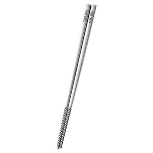 316医用不锈钢筷子家用防滑24cm27cm商用中式成人金属筷儿童304筷