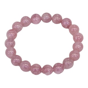 天然紫马粉手链女款单圈时尚小清新简约粉水晶手串饰品百搭送女友