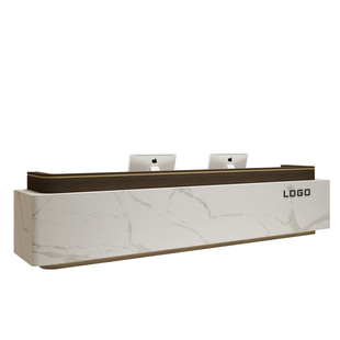 现代公司前台接待台办公吧台美容院酒店大厅咨询服务台收银台定制