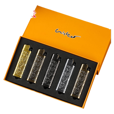 草蜢进口金属打火机广告定制刻字