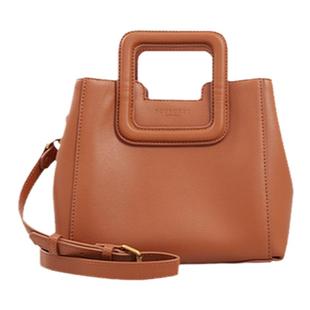 POURCHET/宝榭法国原创设计轻奢时尚手提方块包大容量女斜挎包