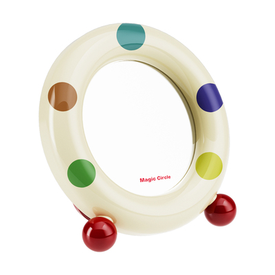 多巴胺波波镜可爱卡通随身化妆镜