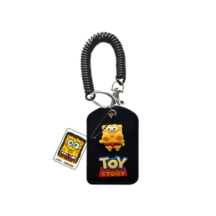 「海绵宝宝门禁」HiYOUNG原创便携门卡套钥匙扣收纳挂件包包配饰