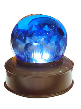 琉璃水晶灯莲花灯水晶球琉璃球