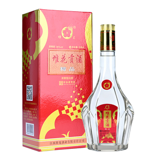 官方旗舰店 江西堆花酒贡酒精品35度浓香型白酒纯粮酒礼盒装500ml
