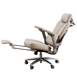人体工学椅电脑椅护腰老板椅家用真皮牛皮商务办公椅按摩椅可躺椅
