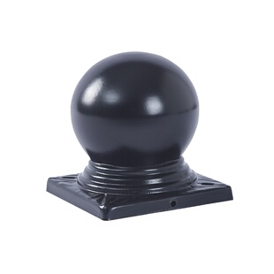 镀锌铁球空心球方管柱头装饰圆球铁艺围栏配件大全护栏立柱盖帽80