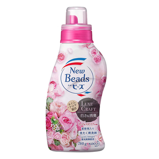 日本原装花王玫瑰果香洗衣液740g香味持久天然柔顺剂无荧光替换装