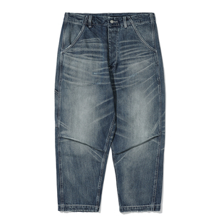 TIRES 23SS 日产复古垮牛仔长裤 水洗日系工装廓形单宁非NBHD