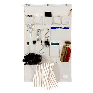 圆本帆布收纳袋挂袋墙挂式门后壁挂置物储物袋大容量布艺杂物挂兜