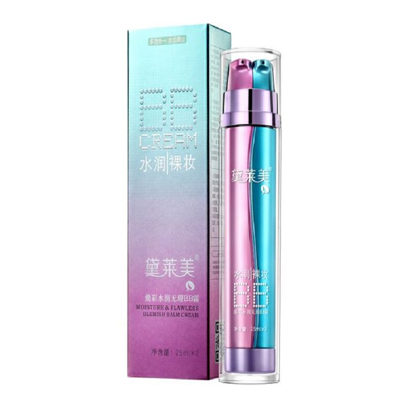 专柜正品黛焕彩水润无暇BB霜双管莱美裸妆持久不脱战保湿遮瑕bb霜