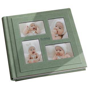 宝宝相册本儿童成长纪念册打印照片做成相册加影集相簿定制高级感