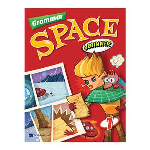 正版原版 Grammar Space Beginner 少儿9-12岁英语中阶语法 语法专项教材短期寒暑假班 小学英语语法练习 书+练习册