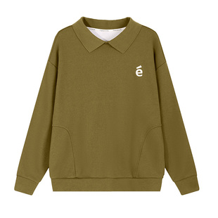 翻领卫衣女春秋薄款2026年新款春季爆款紫色上衣时尚洋气减龄外套