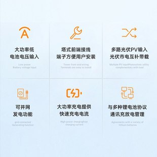 高频三相太阳能逆变器380V输出光伏混合储能逆变器MPPT逆控一体机