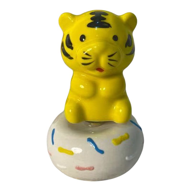 景德镇陶瓷转转摆件大号十二生肖陶瓷转转马桌面摆件车载创意礼品