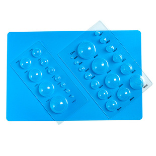 diy手工制作工具超轻树脂黏土软陶泥按等比例取量器球形半圆模具