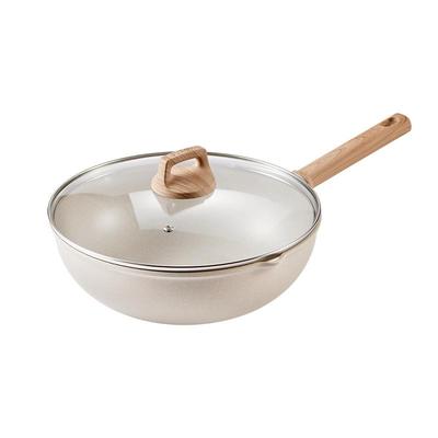 苏泊尔麦饭石色不粘锅炒锅