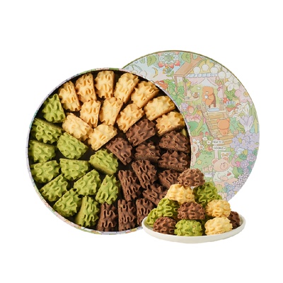 悠享时小花曲奇饼干礼盒