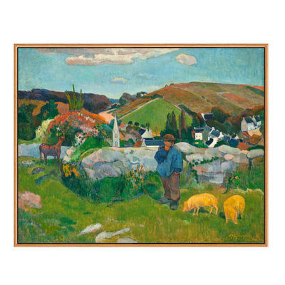 油画布高清微喷背景墙简约装饰画