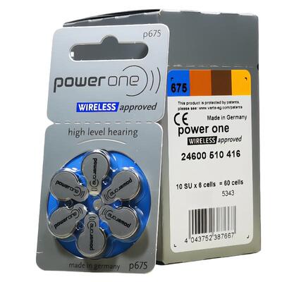 powerone电池p675助听器耳蜗专用