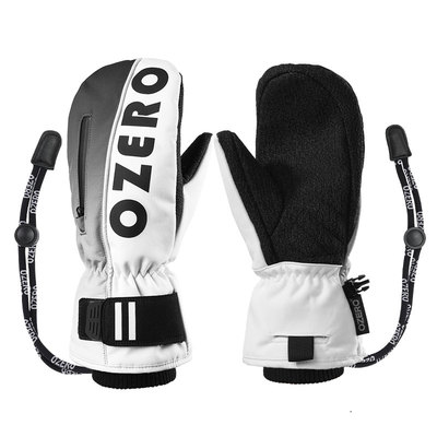 奥哲专业凯夫拉滑雪手套内置护腕