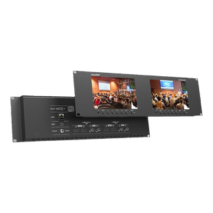 LILIPUT利利普RM-7029S 7寸HDMI2.0/3G-SDI双联监视器3RU机架全金属外壳