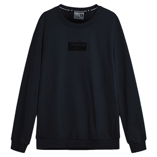 乔丹运动百搭卫衣男冬季新款男士正品上衣圆领加绒保暖休闲套头衫