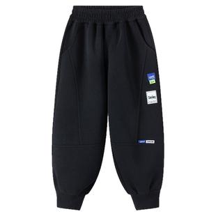 小象汉姆童装儿童运动裤秋装男童宽松登山裤2025新款跑步长裤