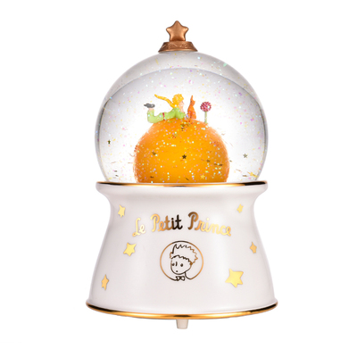 小王子梦幻发光水晶球摆件礼物