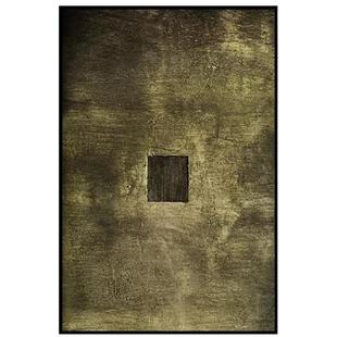 奶油侘寂风客厅装饰画民宿房间床头现代挂画酒店油画布无框画定制