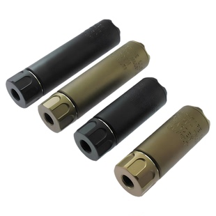 激趣司俊司马锦明精击SR16 SLR金属socom消音 14mm逆牙凹凸管火帽