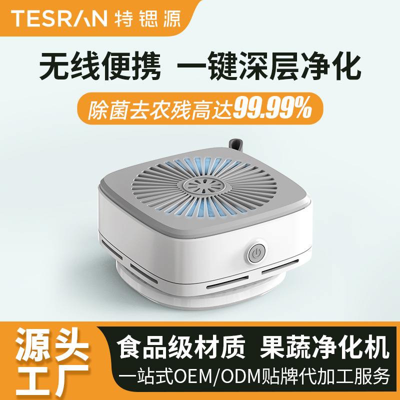 便携式食材净化机家用果蔬机清洗器无线洗菜清洗机除菌便携旋转