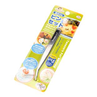 食品用不锈钢小镊子儿童便当装饰小夹子厨房DIY宝宝饭团造型工具