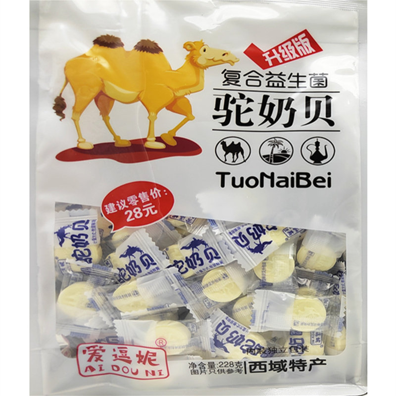干吃奶片新疆高铁益生菌驼奶贝
