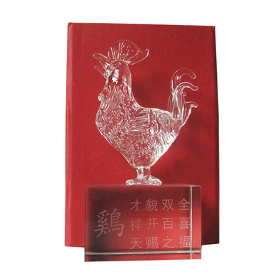 十二生肖水晶龙蛇属相定制摆件