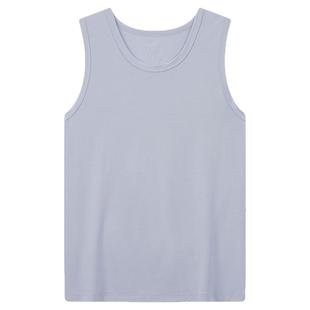 SCHIESSER舒雅男士莫代尔桑蚕丝3A抗菌抑菌大码弹力贴身打底背心