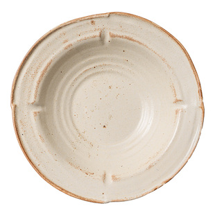 粗陶草帽碗餐具高级感小众吃面碗新款碗家用菜碗沙拉碗brunch碗