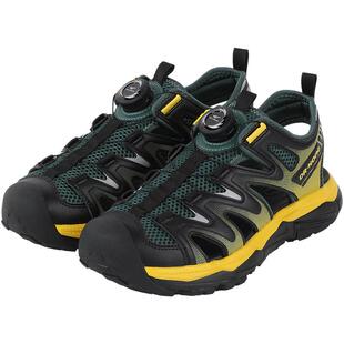 江博士奥莱特卖童鞋夏季男女旋钮扣中大童运动风儿童凉鞋