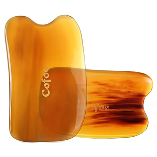 可孚牛角拨筋棒刮痧板面部美容精油脸部全身通用刮脸按摩提拉神器