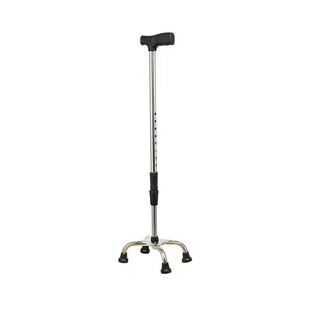 拐杖老人防滑医用助行器医疗拐棍行走防摔四脚四角轻便助步单拐扙