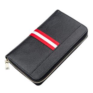 杜尔卡包牛皮多卡位男女高档防消磁大容量名片册银行卡套2025新款