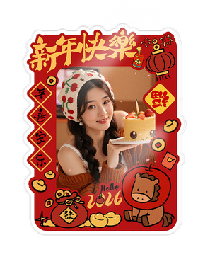 磁吸冰箱贴亚克力磁贴照片定制