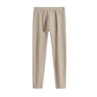 班尼路S&K系列羊毛蚕丝保暖裤子男款冬季双面绒秋裤修身弹力毛裤A